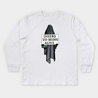 Ghost Sign Kids Long Sleeve T-Shirt